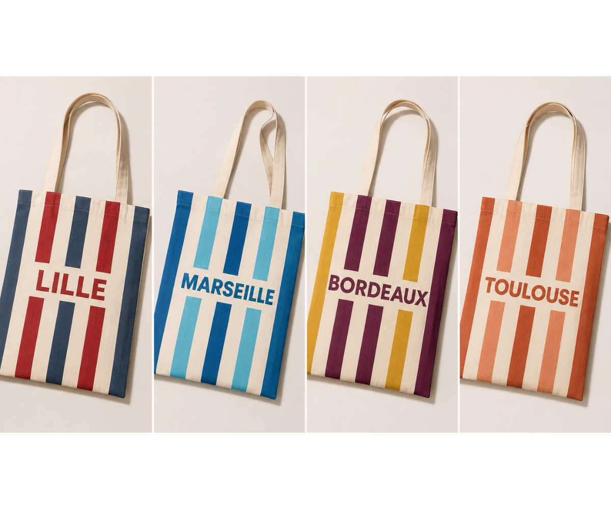 HEGEL, le tote bag graphique aux couleurs de vos villes préférées