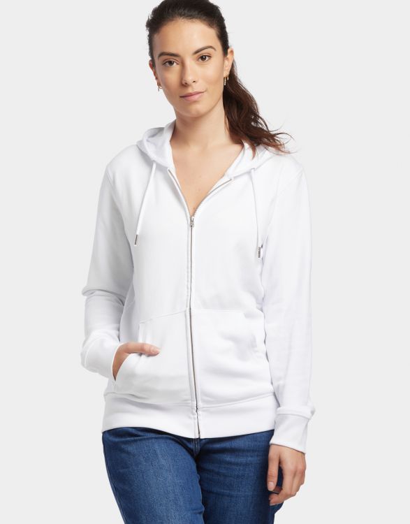 MONTAIGNE  Unisex Organic Cotton Zipped Hoodie Made in France
