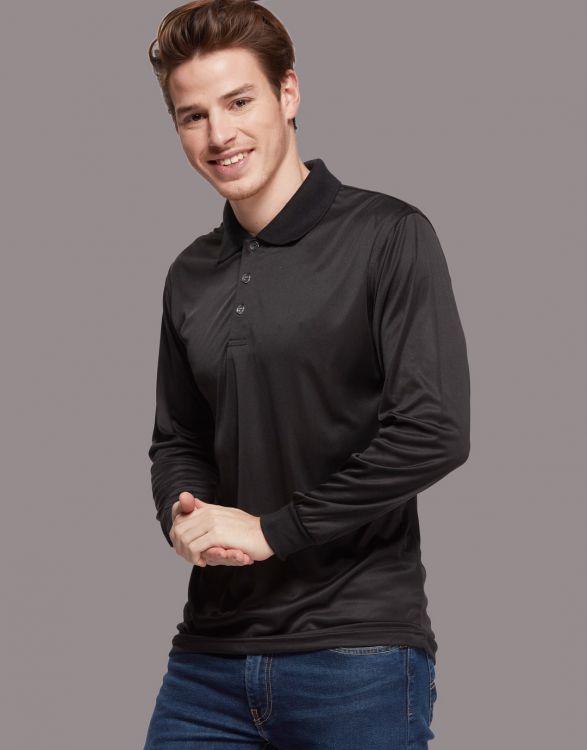 PLAYOFF  ACTIVE POLO FOR MEN LONG SLEEVES

