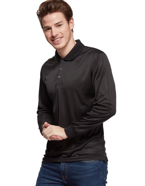 PLAYOFF  ACTIVE POLO FOR MEN LONG SLEEVES

