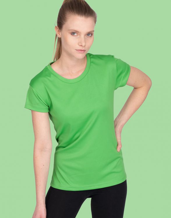 SALVA  Women Active T-Shirt Polyester Spandex 170 G/M²
