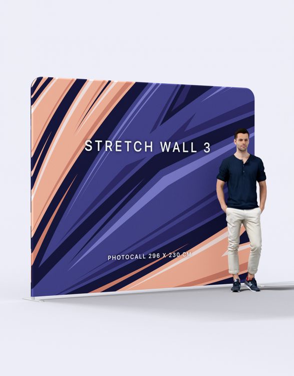 STRETCH WALL 3  Mur D'Image 3 x 2,3m