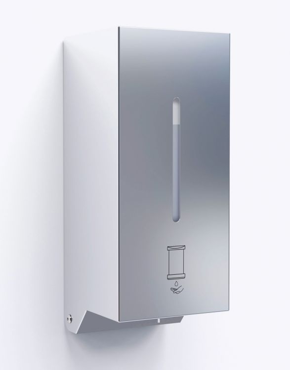 WD2003  Stainless steel wall-mounted dispenser (0.8 L)
