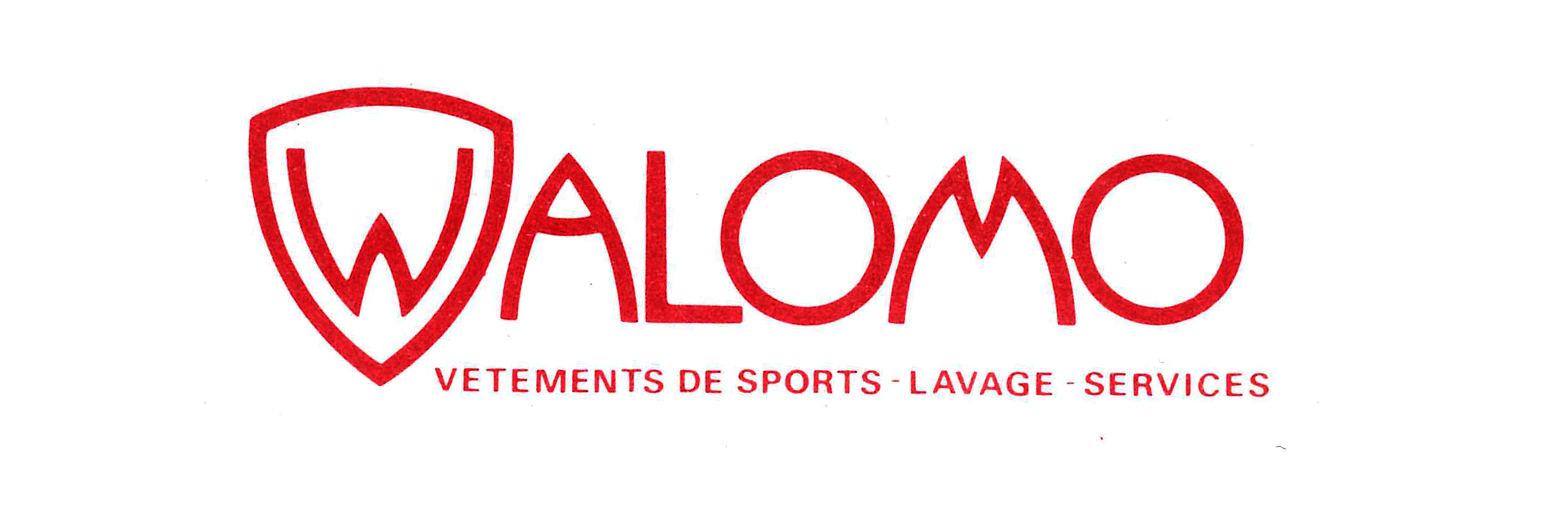 Premier logo Walomo &mdash; logo original de l'entreprise fond&eacute;e en 1984 par Thierry Del Olmo et Fr&eacute;d&eacute;ric Wahnich